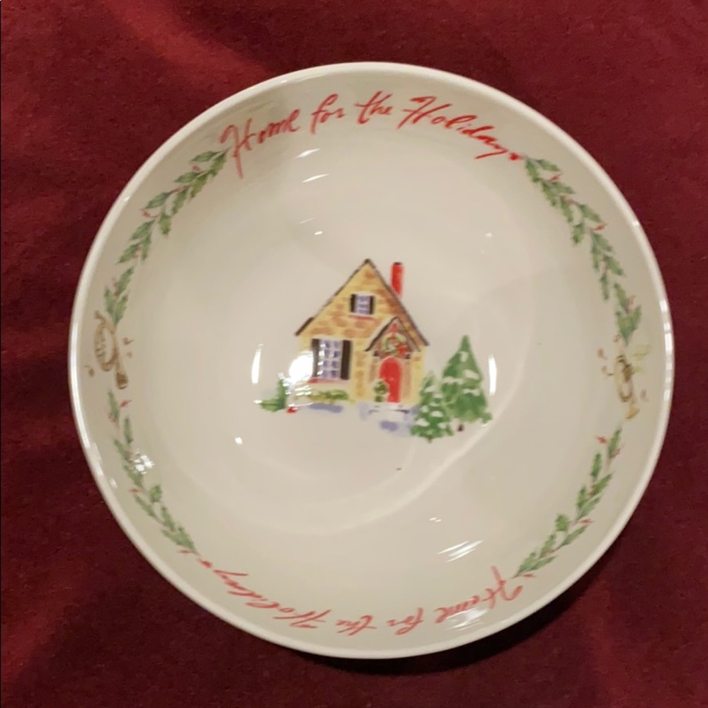 652) Lenox “Home for the Holidays” Bowl 8 inch